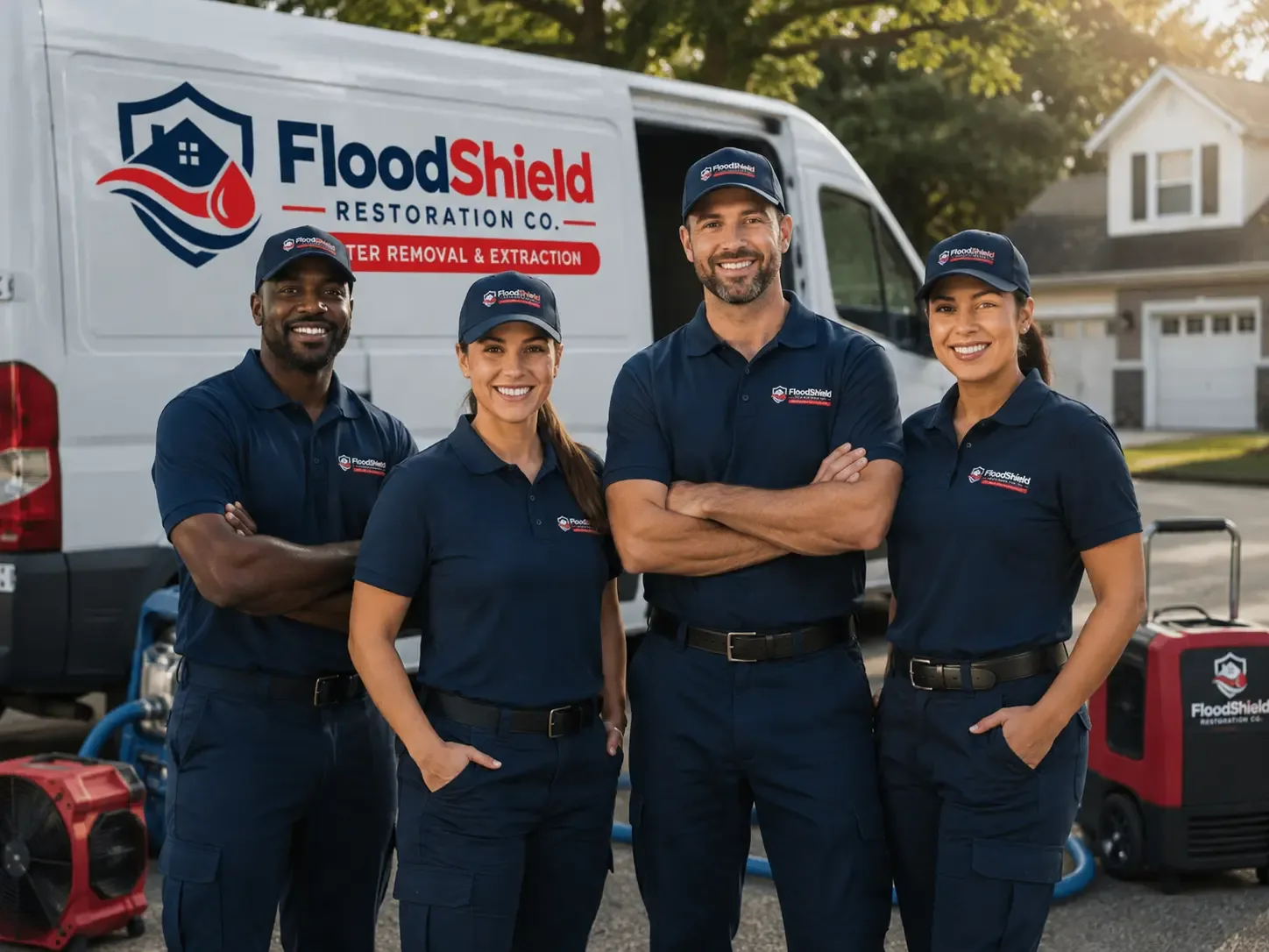 Flood Damage Restoration company in Bridgeport, OH